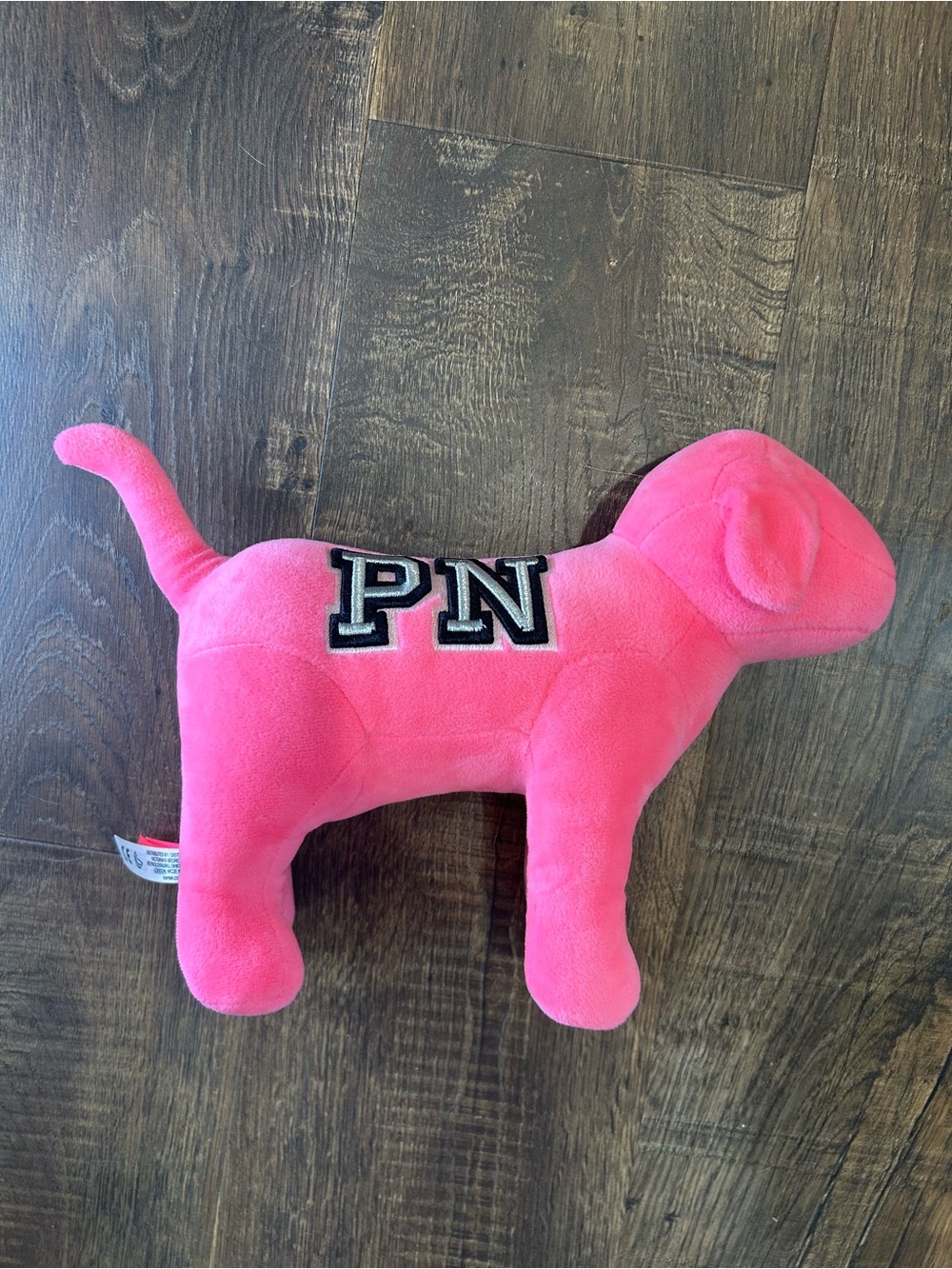 PINK Victoria's Secret Hot Pink Plush Dog